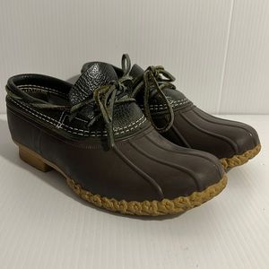 LL Bean Boots Low Rubber & Leather  8